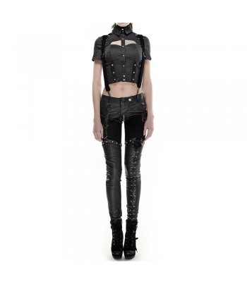 Women Jeans Apocalyptic Style Pant Sexy Faux Leather Pant  (2025)